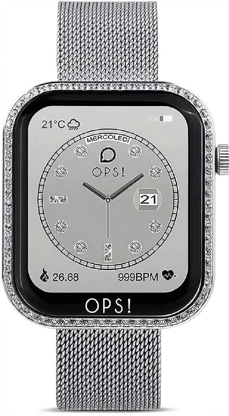 OPS! SMART Call OPSSW-43 Damen-Smartwatch • Pop-Spirit • Bluetooth Telefonie