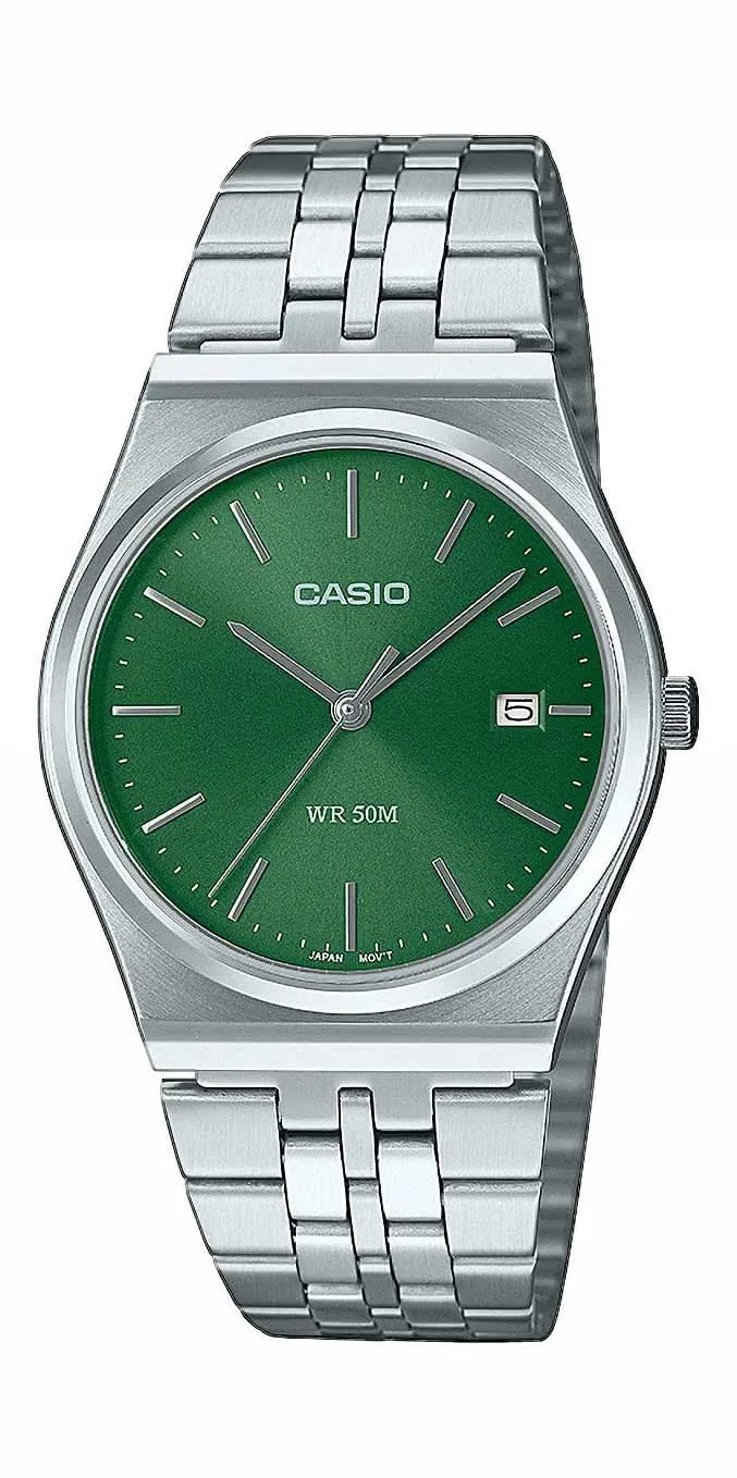 Casio Timeless Collection MTP-B145D-3AVEF Uhr • Elegantes Retro-Design • Datumsanzeige