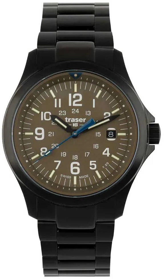 Traser P67 Officer Pro Khaki 111076 Herrenuhr • Trigalight Leuchttechnologie • Swiss Made