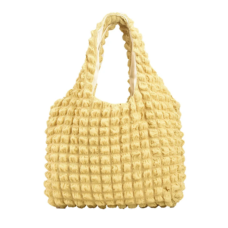 Gemütliche strukturierte Schultertasche