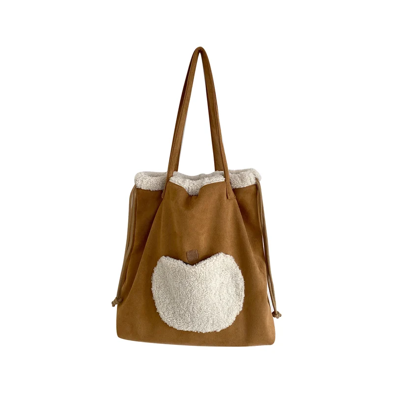 Gemütliche Plüsch-Tasche