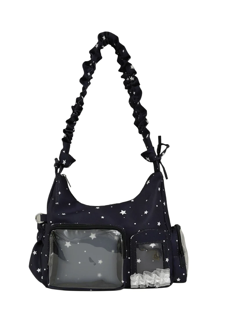 Sternenmuster Schultertasche
