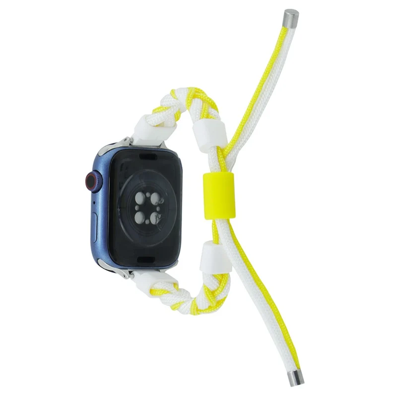 Apple Watch Series 8 (41mm) nylon silicone strap - White / Red