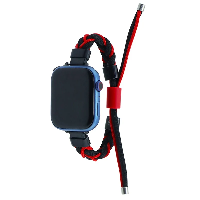 Apple Watch Series 8 (41mm) nylon silicone strap - White / Red