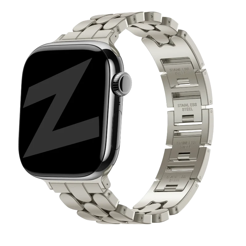 Bandz Apple Watch Stahlarmband 'Oval' (Polarstern)