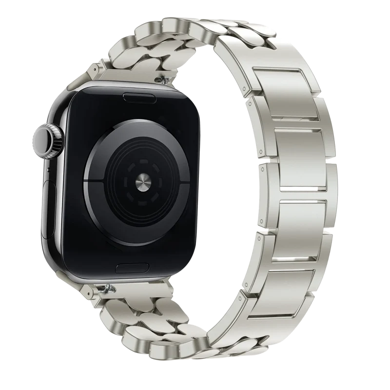 Bandz Apple Watch Stahlarmband 'Oval' (Polarstern)