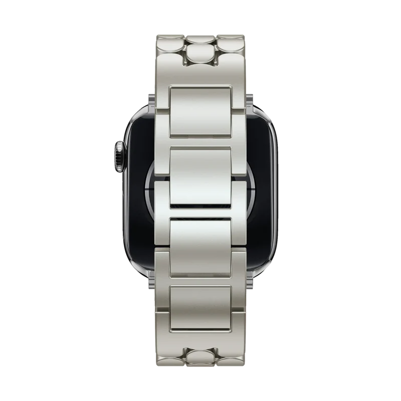 Bandz Apple Watch Stahlarmband 'Oval' (Polarstern)