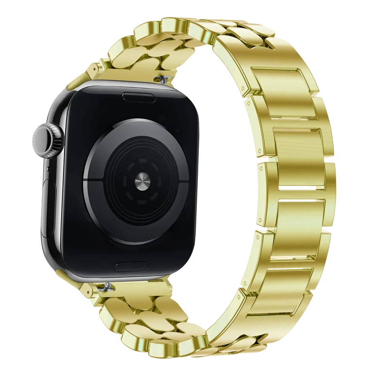 Bandz Apple Watch Stahlarmband 'Oval' (Gold)