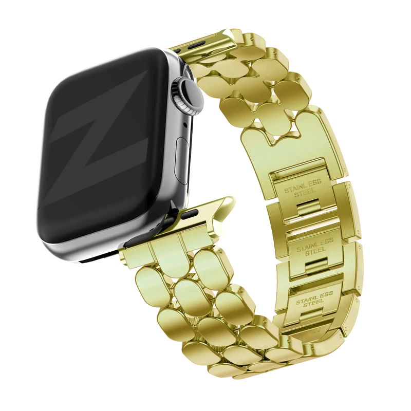Bandz Apple Watch Stahlarmband 'Oval' (Gold)