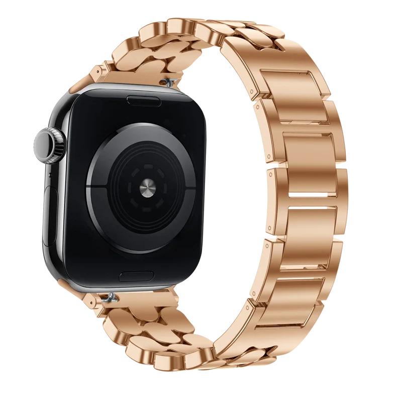 Bandz Apple Watch Stahlarmband 'Oval' (Roségold)