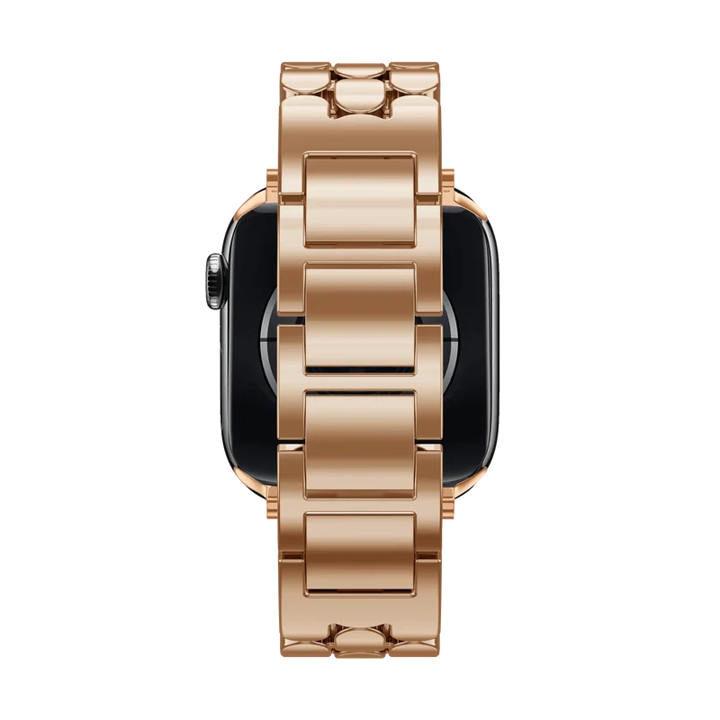 Bandz Apple Watch Stahlarmband 'Oval' (Roségold)