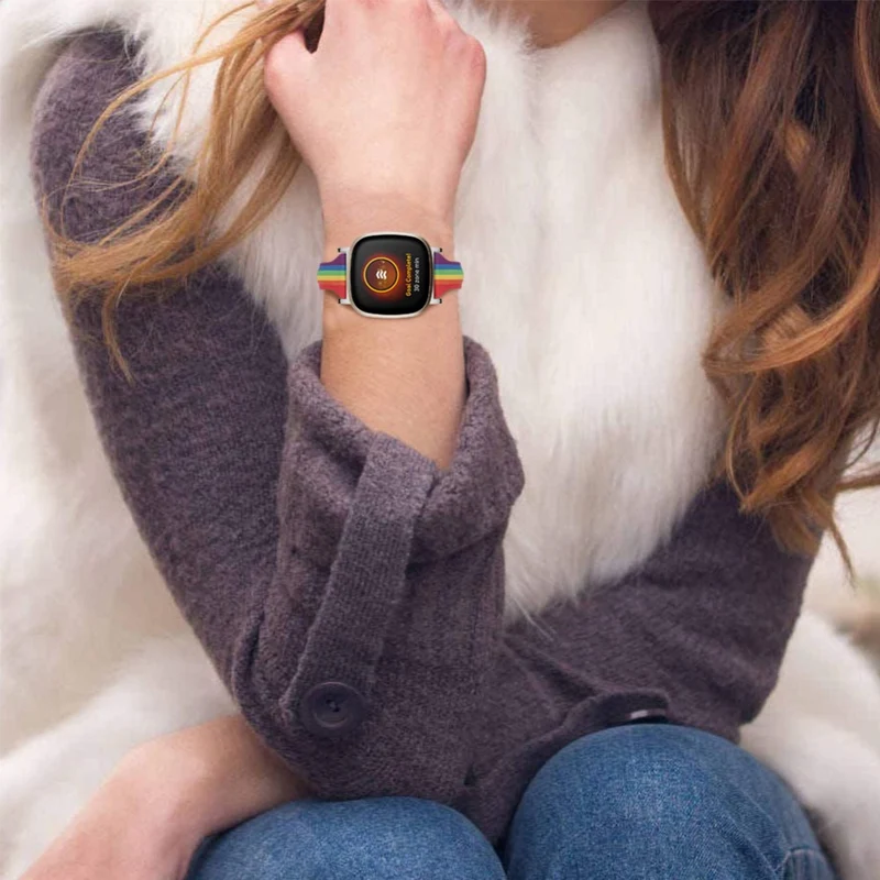 Fitbit Sense 2 / Versa 4 Genuine Cow leather strap