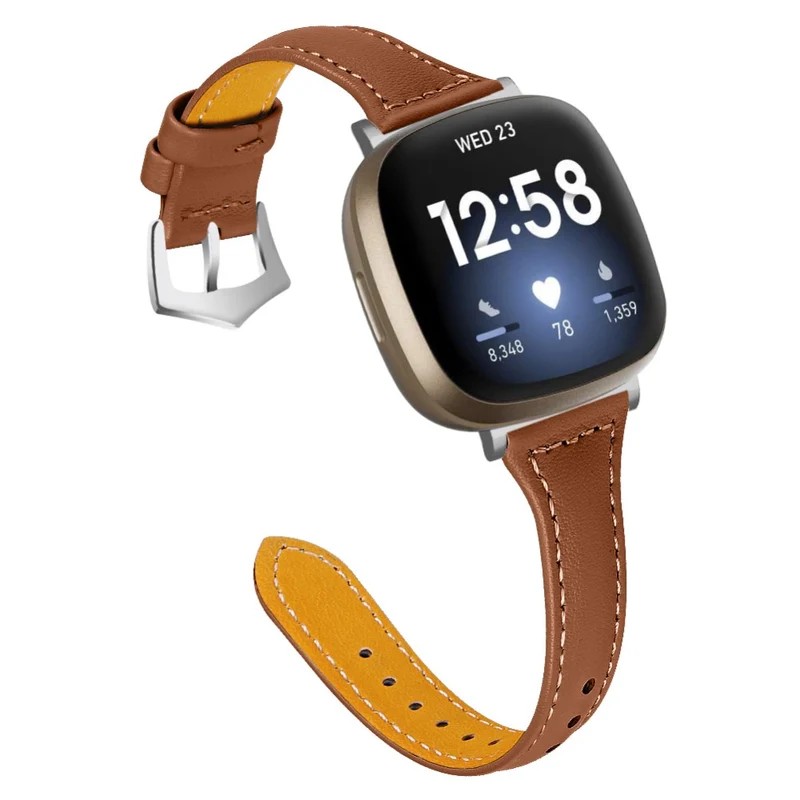 Fitbit Sense 2 / Versa 4 Genuine Cow leather strap