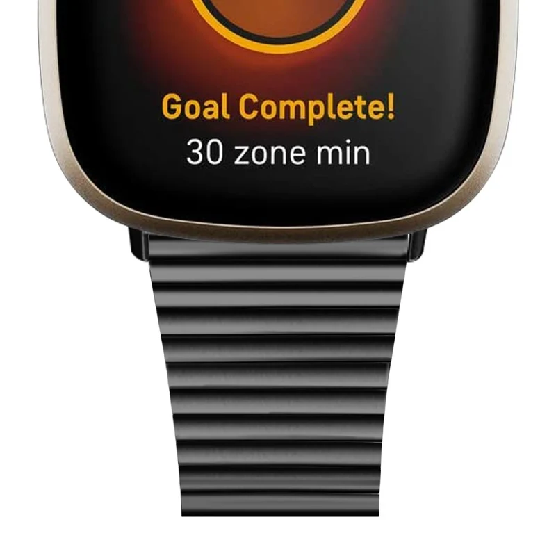 Fitbit Sense 2 / Versa 4 stainless steel strap - Pink Gold