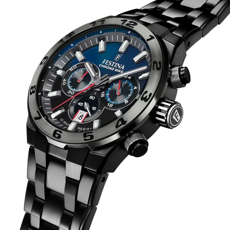 Festina Chrono Bike F20673/1 Herrenuhr • Sportliches Design • 316L Edelstahl