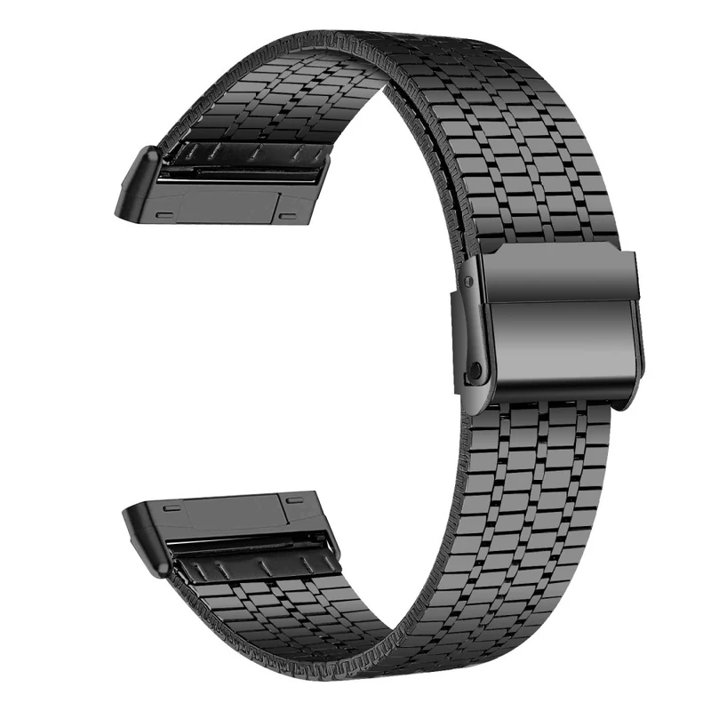 Fitbit Sense 2 / Versa 4 stainless steel strap with dual buckle
