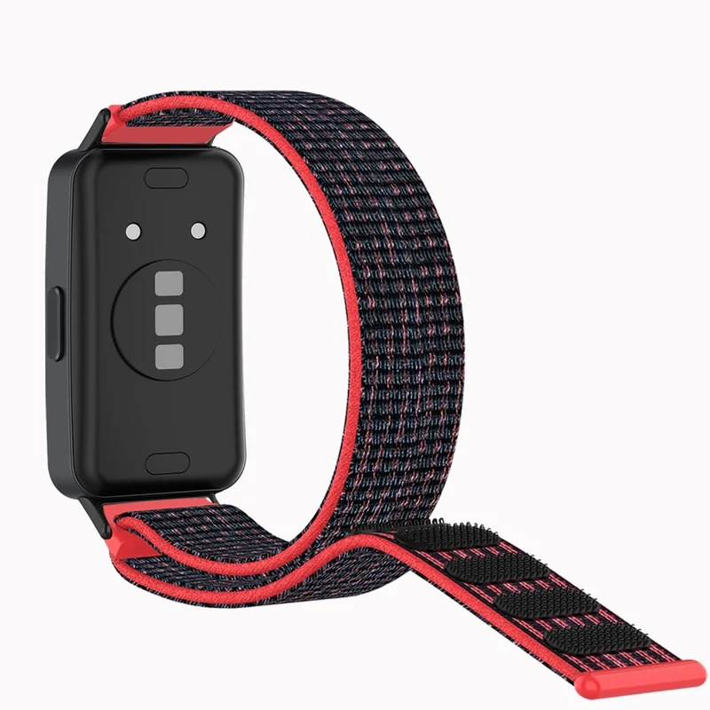 Huawei Band 8 nylon strap - Black / Red