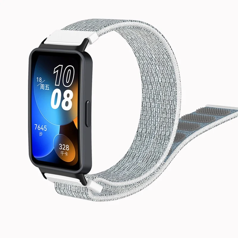 Huawei Band 8 nylon strap - Black / Red