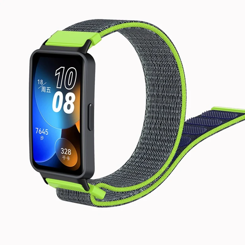 Huawei Band 8 nylon strap - Black / Red