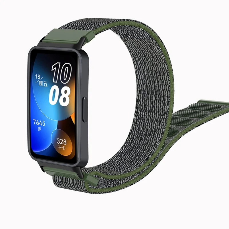 Huawei Band 8 nylon strap - Black / Red