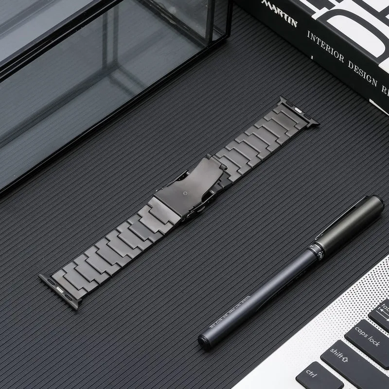 Apple Watch Series 8 (41mm) titanium steel 3-bead strap