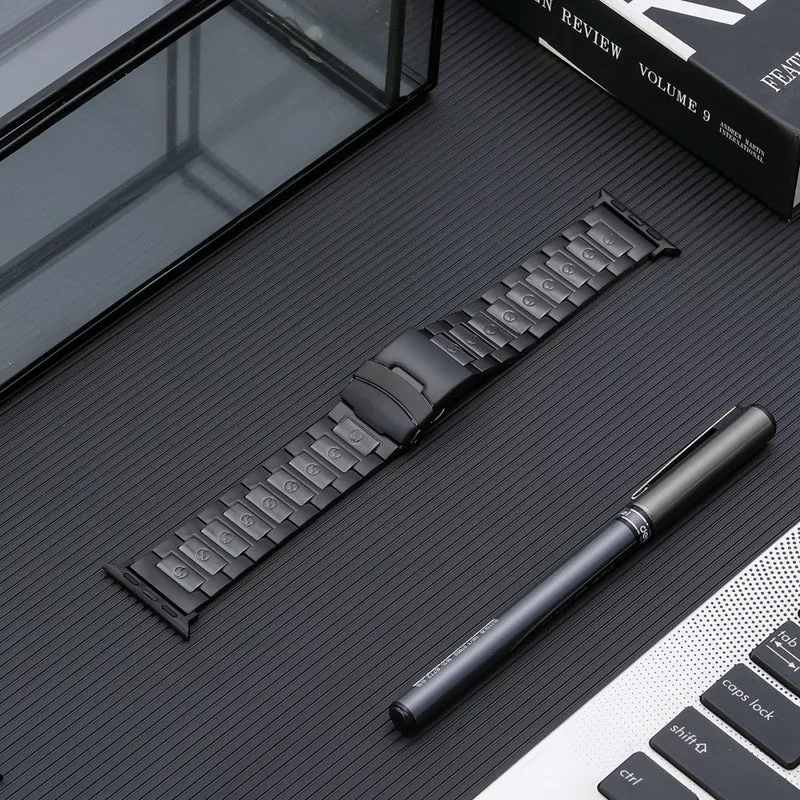 Apple Watch Series 8 (41mm) titanium steel 3-bead strap