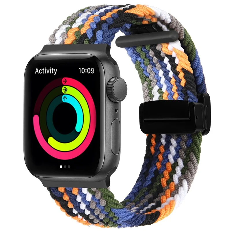 Apple Watch Series 8 (45mm) / Watch Ultra nylon silicone strap - Colorful