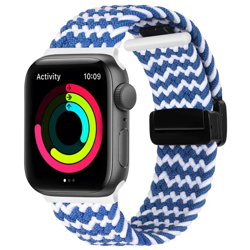 Apple Watch Series 8 (45mm) / Watch Ultra nylon silicone strap - Colorful