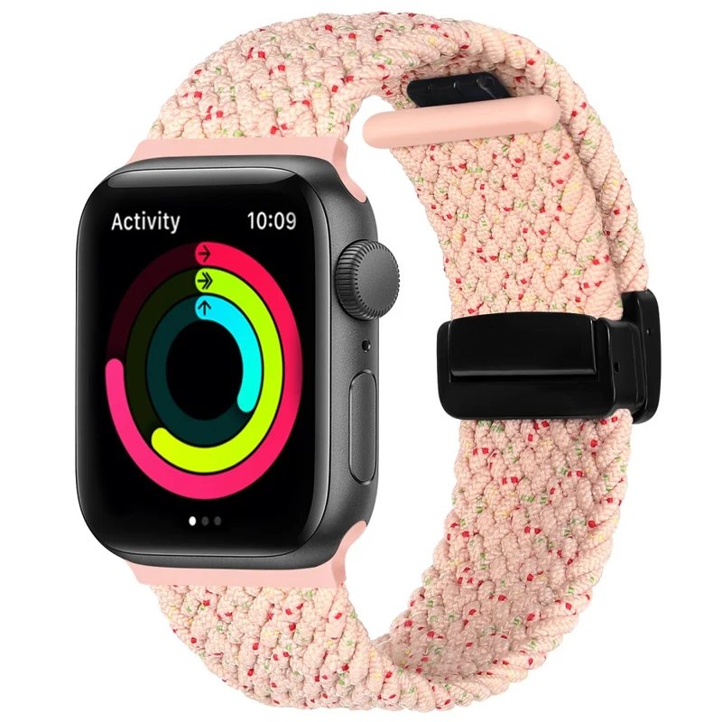 Apple Watch Series 8 (45mm) / Watch Ultra nylon silicone strap - Colorful