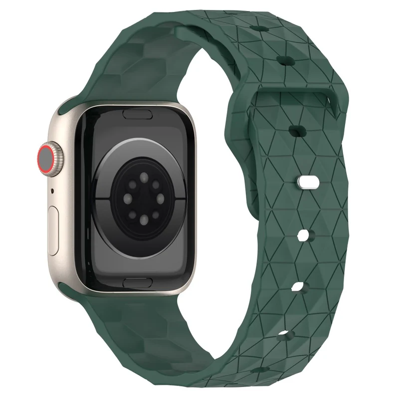 Apple Watch Series 8 (41mm) football pattern silicone strap - Midnight Blue