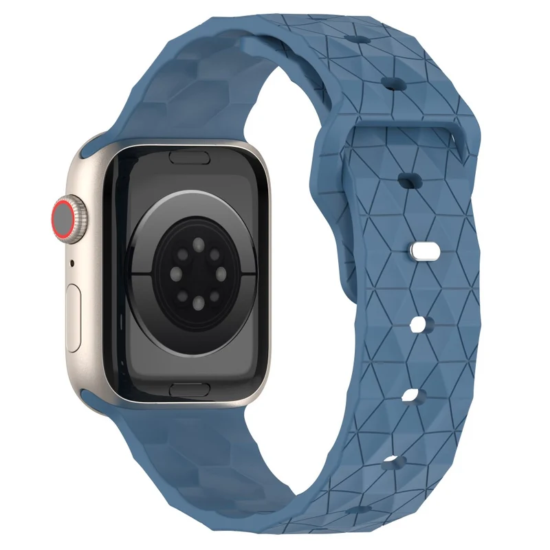 Apple Watch Series 8 (41mm) football pattern silicone strap - Midnight Blue