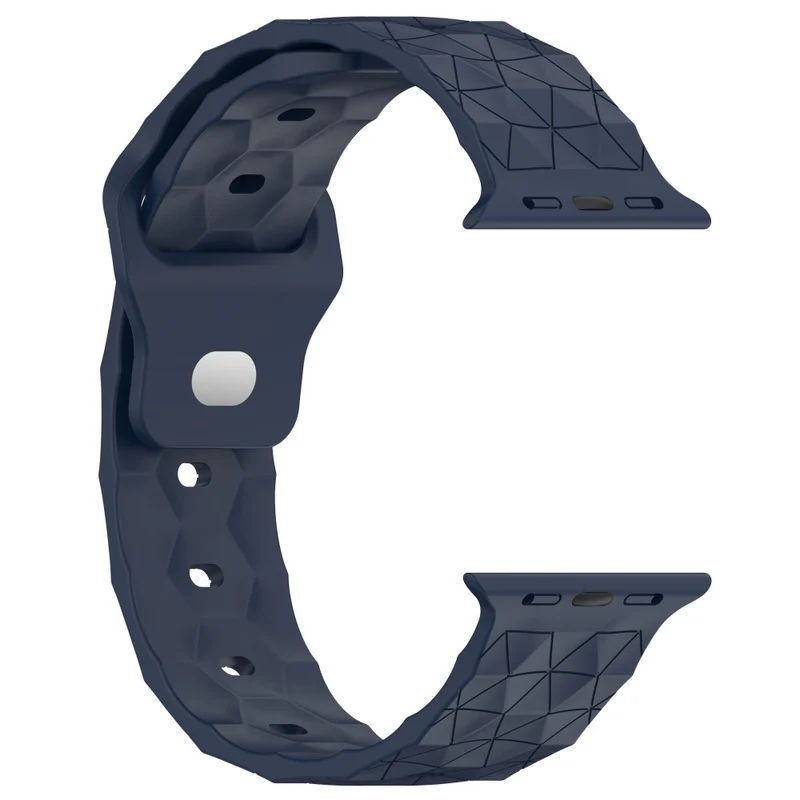 Apple Watch Series 8 (41mm) football pattern silicone strap - Midnight Blue