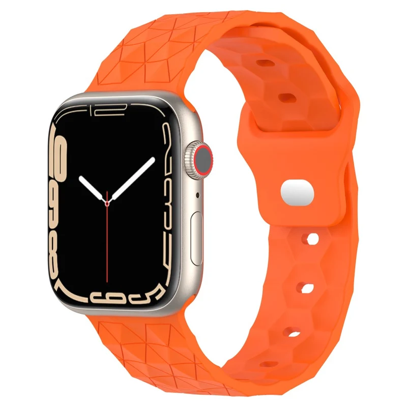 Apple Watch Series 8 (45mm) / Watch Ultra football pattern silicone strap