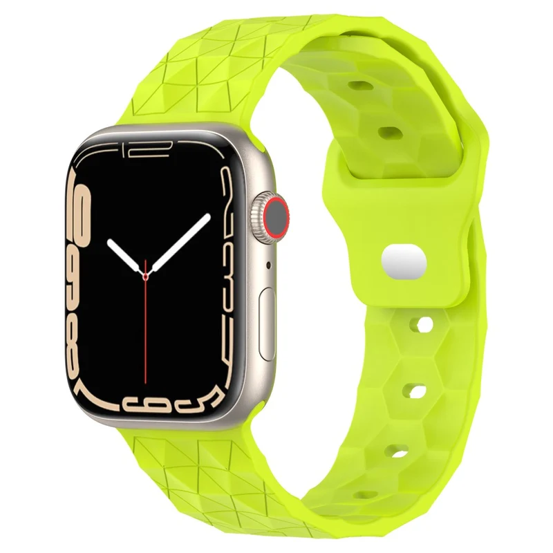 Apple Watch Series 8 (45mm) / Watch Ultra football pattern silicone strap