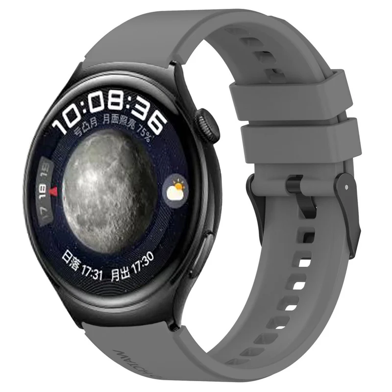 22mm silicone strap for Huawei Watch 4 / 3 / 3 Pro - Wine Red