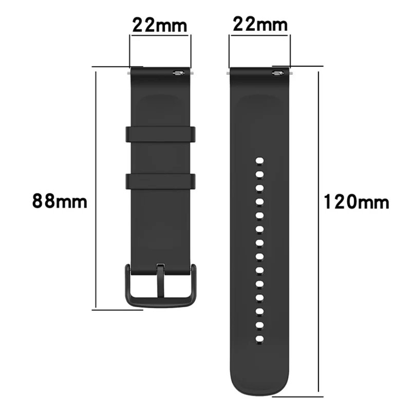 22mm silicone strap for Huawei watch - Light Green