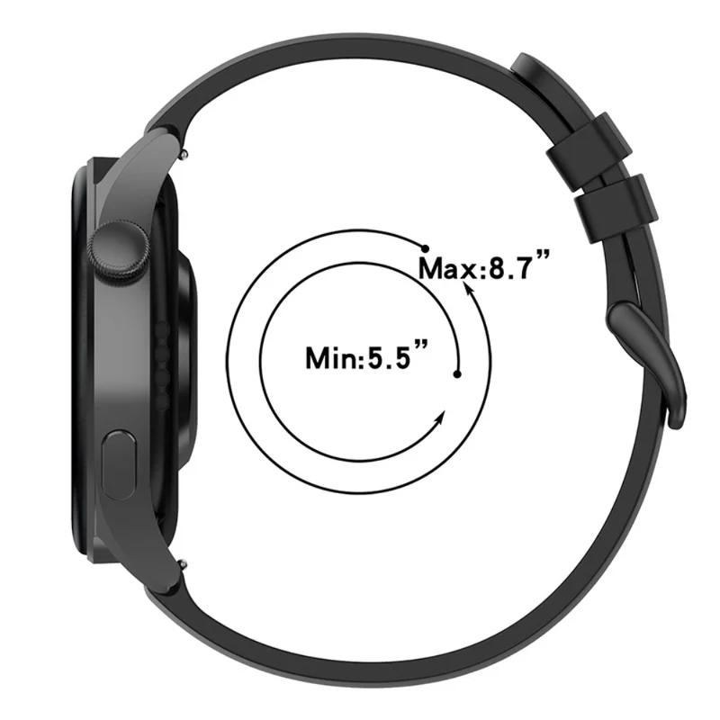 22mm silicone strap for Huawei watch - Light Green