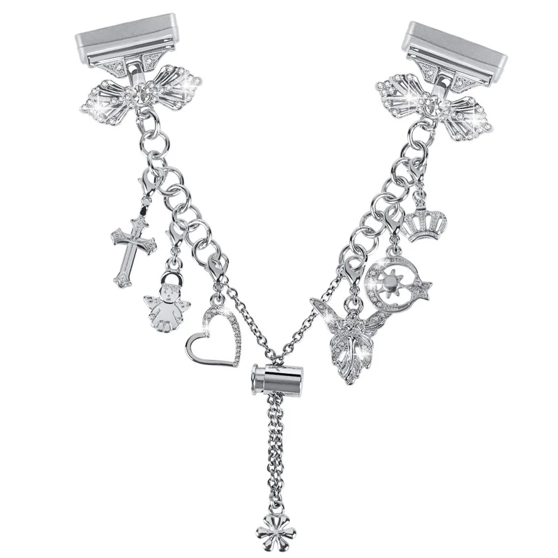 Fitbit Sense 2 / Versa 4 metal decorative pendant strap