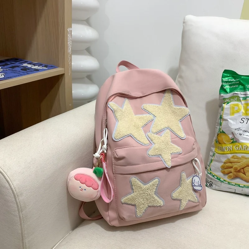 Stern-verzierte lässige Rucksack