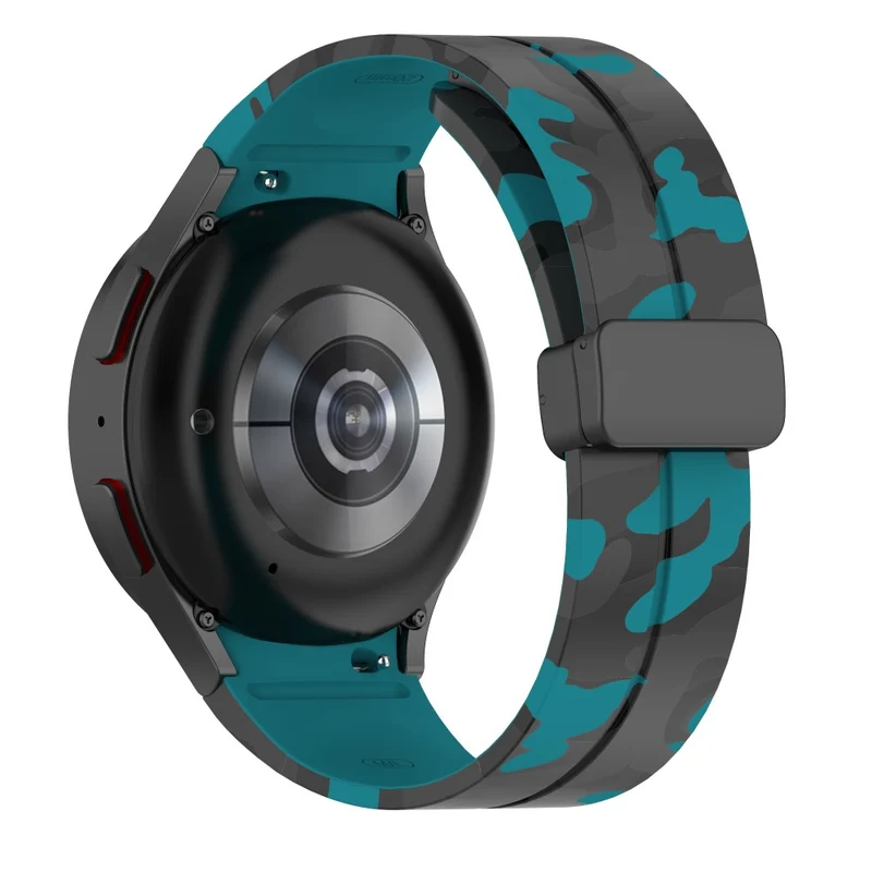 Samsung Galaxy Watch 5 / 5 Pro / 4 camouflage style silicone strap - Dark Grey