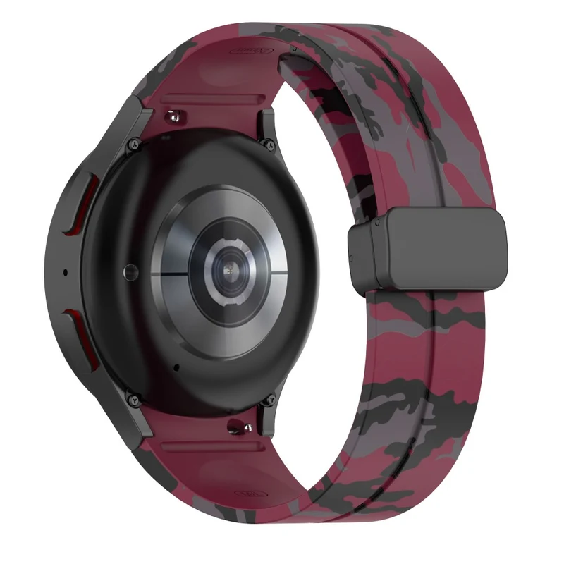Samsung Galaxy Watch 5 / 5 Pro / 4 camouflage style silicone strap - Dark Grey