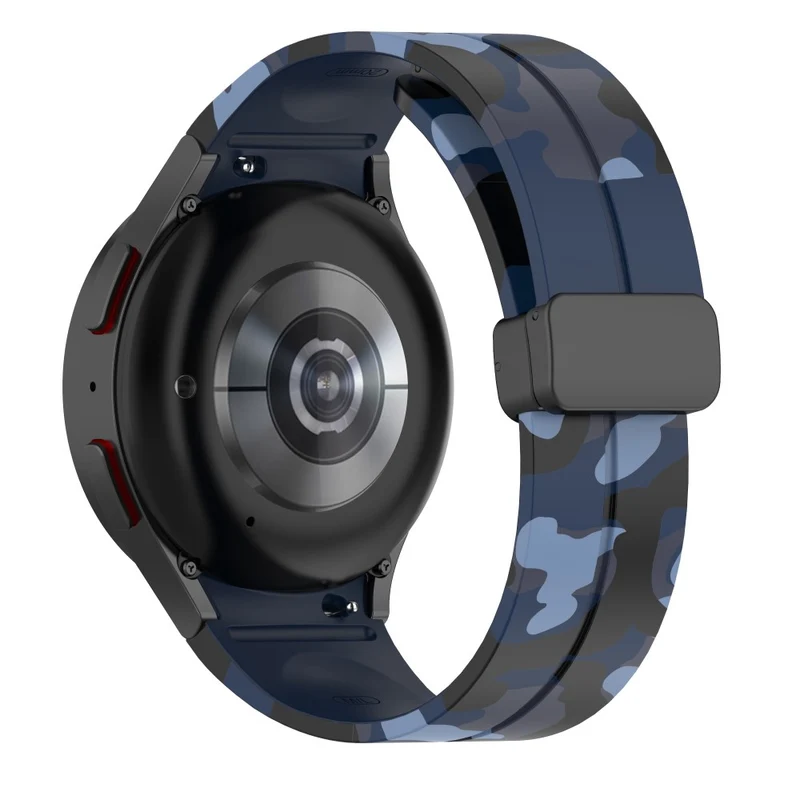Samsung Galaxy Watch 5 / 5 Pro / 4 camouflage style silicone strap - Dark Grey