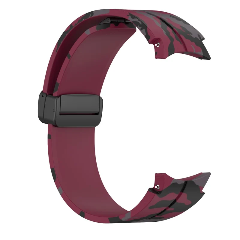 Samsung Galaxy Watch 5 / 5 Pro / 4 camouflage style silicone strap - Dark Grey