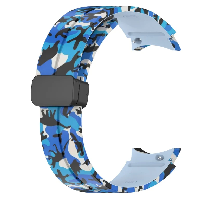 Samsung Galaxy Watch 5 / 5 Pro / 4 camouflage style silicone strap - Dark Grey
