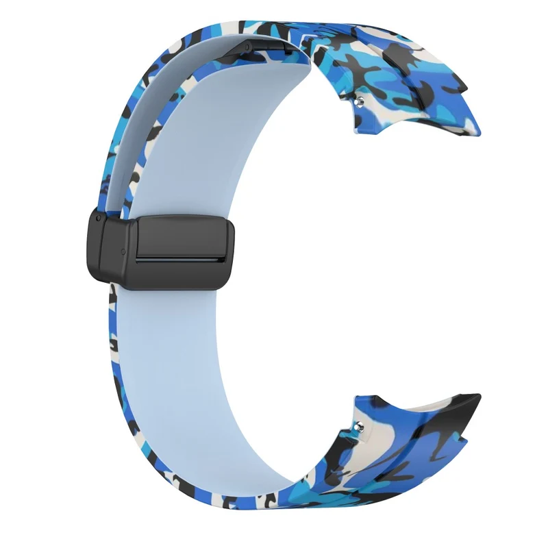 Samsung Galaxy Watch 5 / 5 Pro / 4 camouflage style silicone strap - Dark Grey