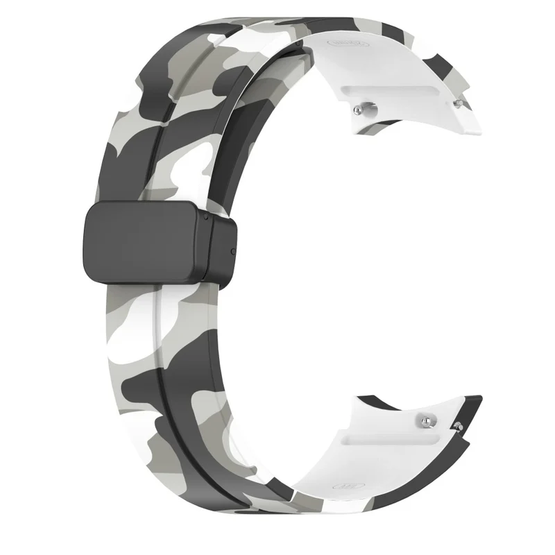 Samsung Galaxy Watch 5 / 5 Pro / 4 camouflage style silicone strap - Dark Grey