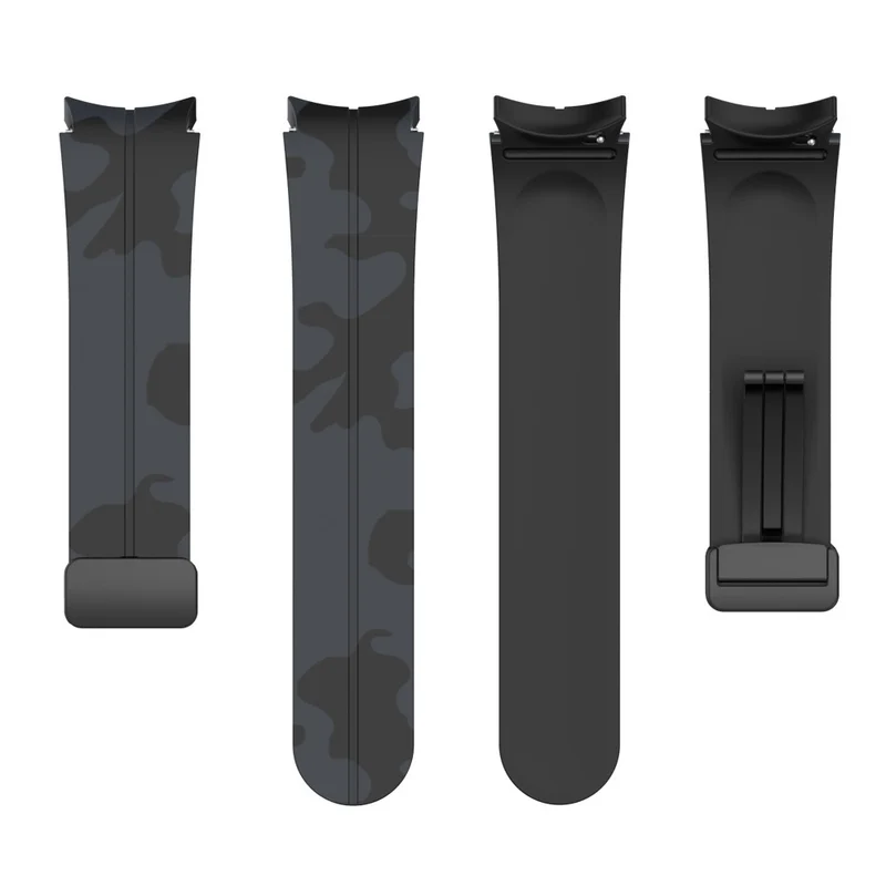 Samsung Galaxy Watch 5 / 5 Pro / 4 camouflage style silicone strap - Dark Grey