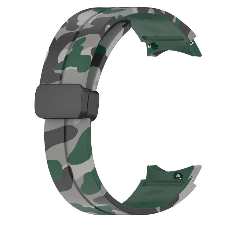 Samsung Galaxy Watch 5 / 5 Pro / 4 camouflage style silicone strap - Dark Grey
