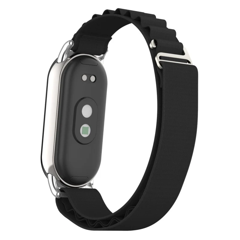 Xiaomi Smart Band 8 nylon strap with silver connector - Colorful