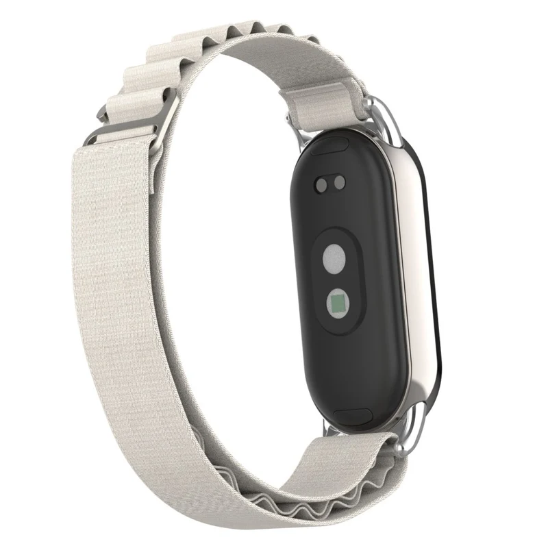 Xiaomi Smart Band 8 nylon strap with silver connector - Colorful